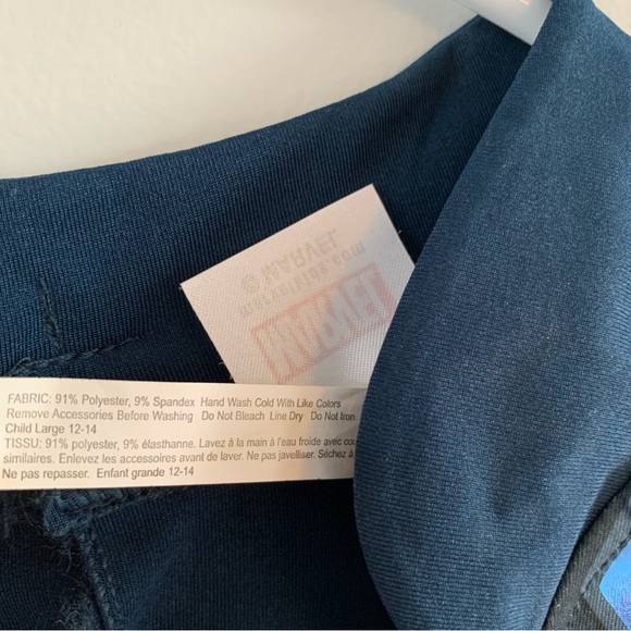 Avengers Black Widow Costume Marvel Age Of Ultron Halloween Child Large 12 14 - Picture 7 of 8